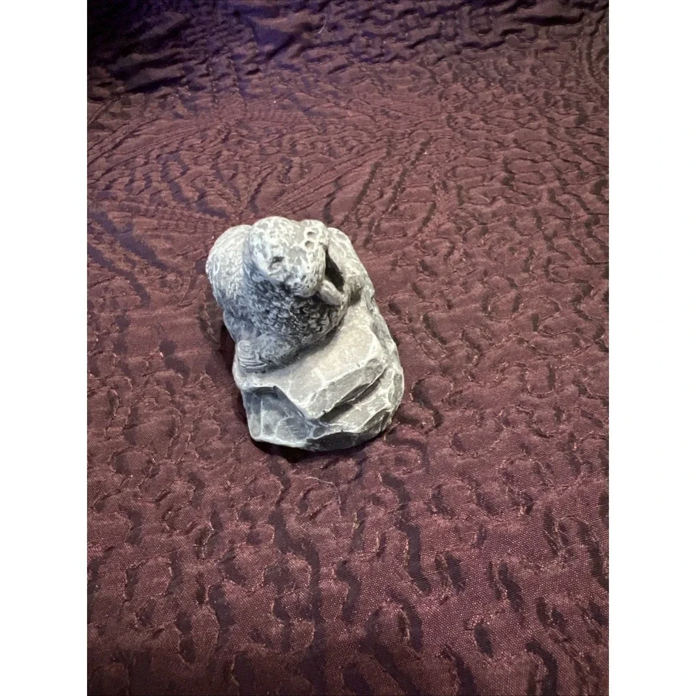 Glacial Soot Ice Age Sculptures Arctic Circle Enterprises Figurine Alaska Walrus